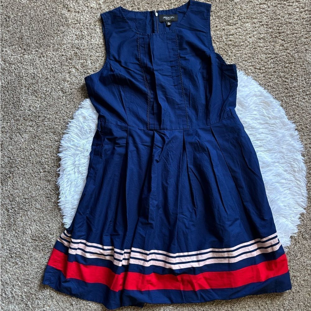 Jason Wu X‎ Target Dress Red Blue Womens Size 16